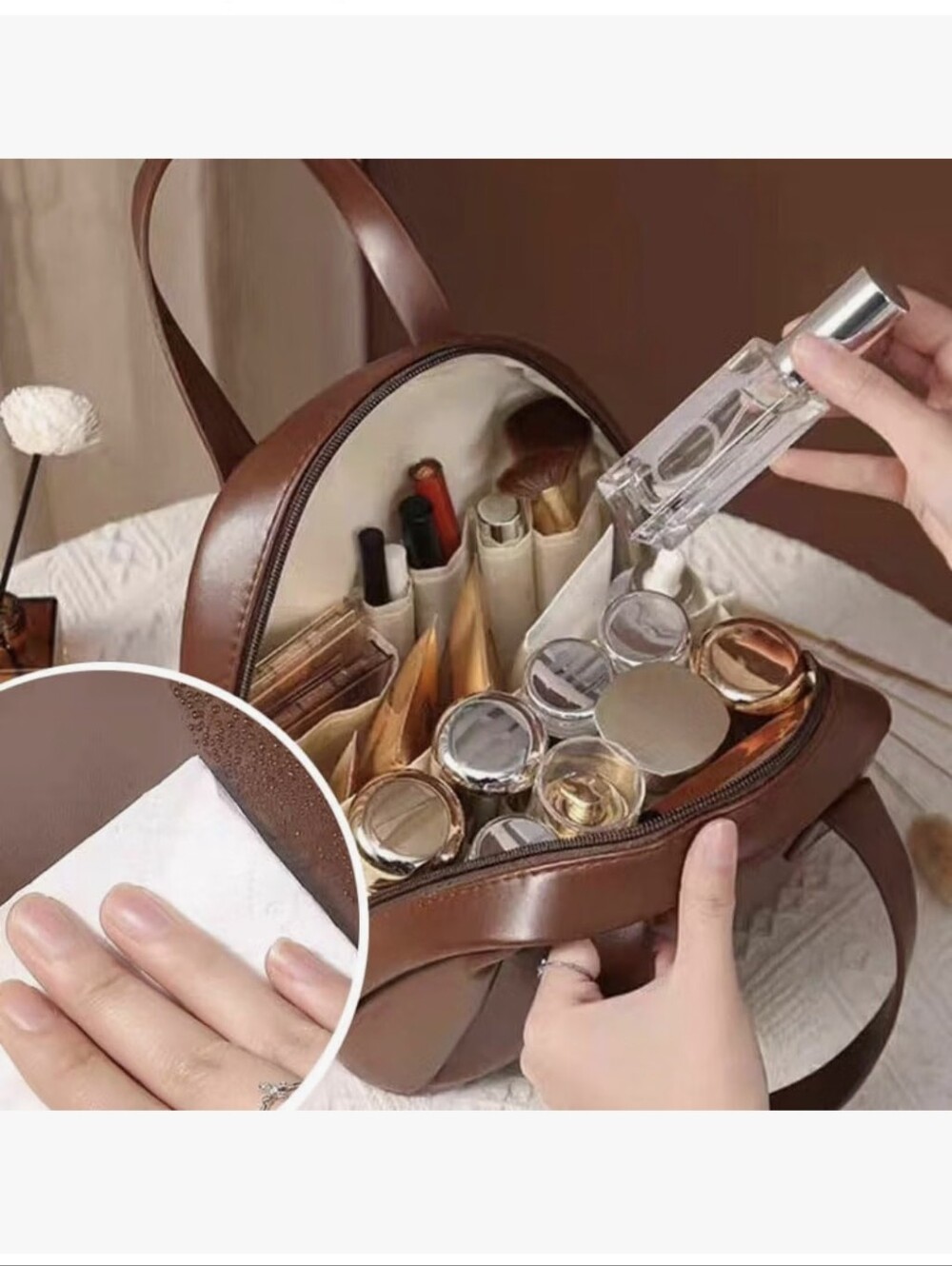 LEHUO TRAVEL Cosmetic Makeup Bag